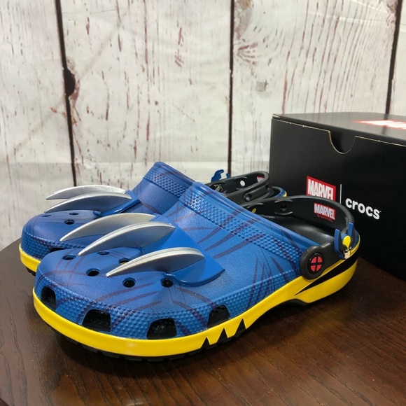 Crocs X Marvel Wolverine Classic Clogs Men’s 7 Women’s 9 NIB main image 9